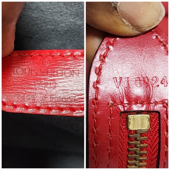 Authentic Louis Vuitton Epi Saint Jacques PM Red - Picture 5 of 11